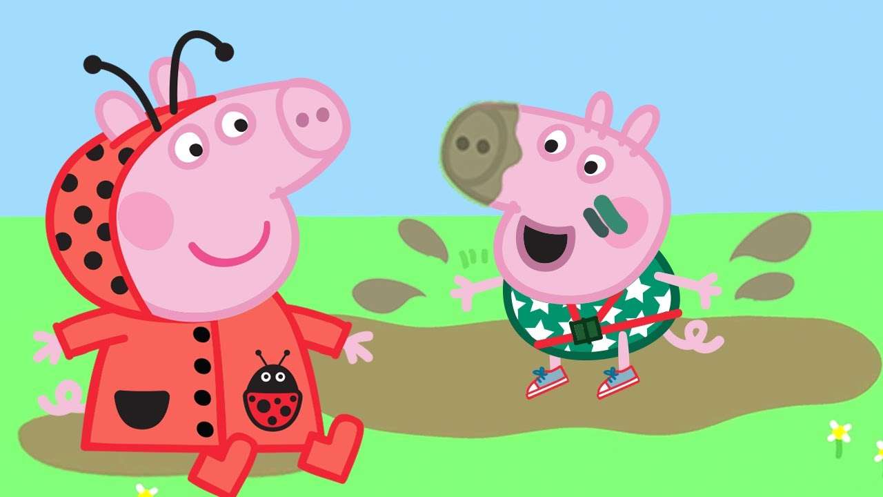 Peppa and George online puzzle