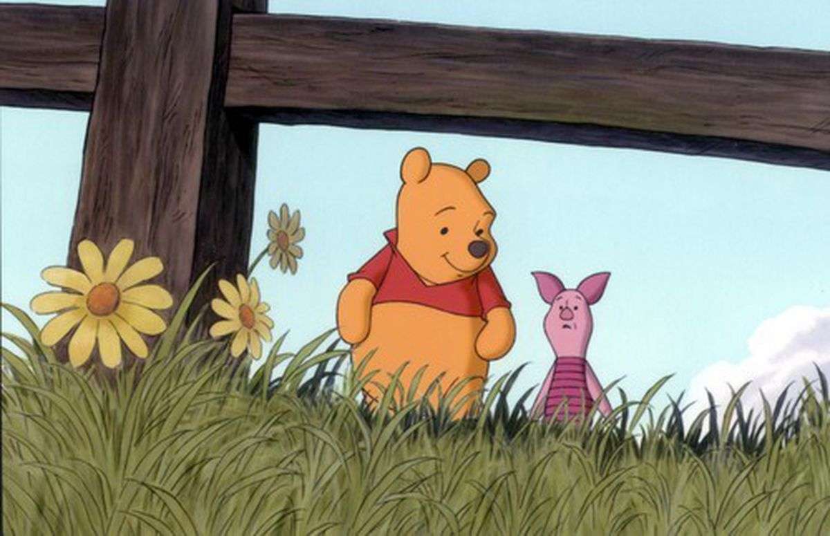 Pooh och pag pussel online från foto
