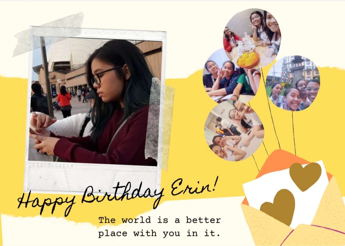 Erin's Birthday puzzle online from photo