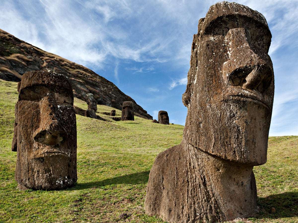 The Easter Island puzzle online from photo