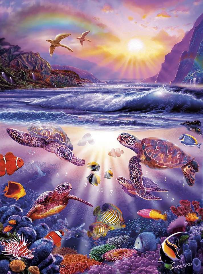 Baía de Turtle puzzle online