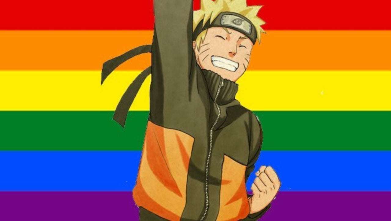 Naruto Rainbow Yay rompecabezas en línea