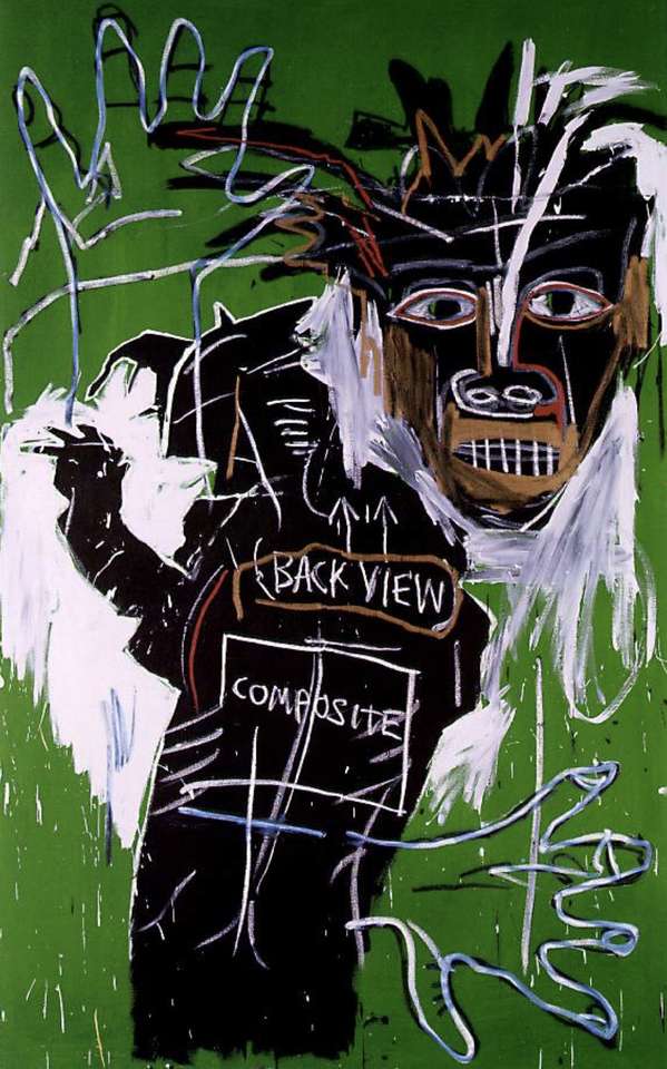 Pintura de Basquiat 5. puzzle online a partir de fotografia