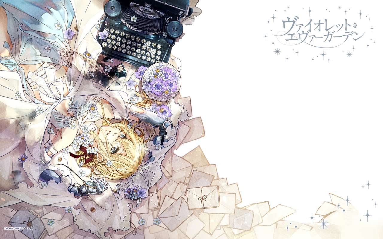 violet evergarden puzzle online from photo