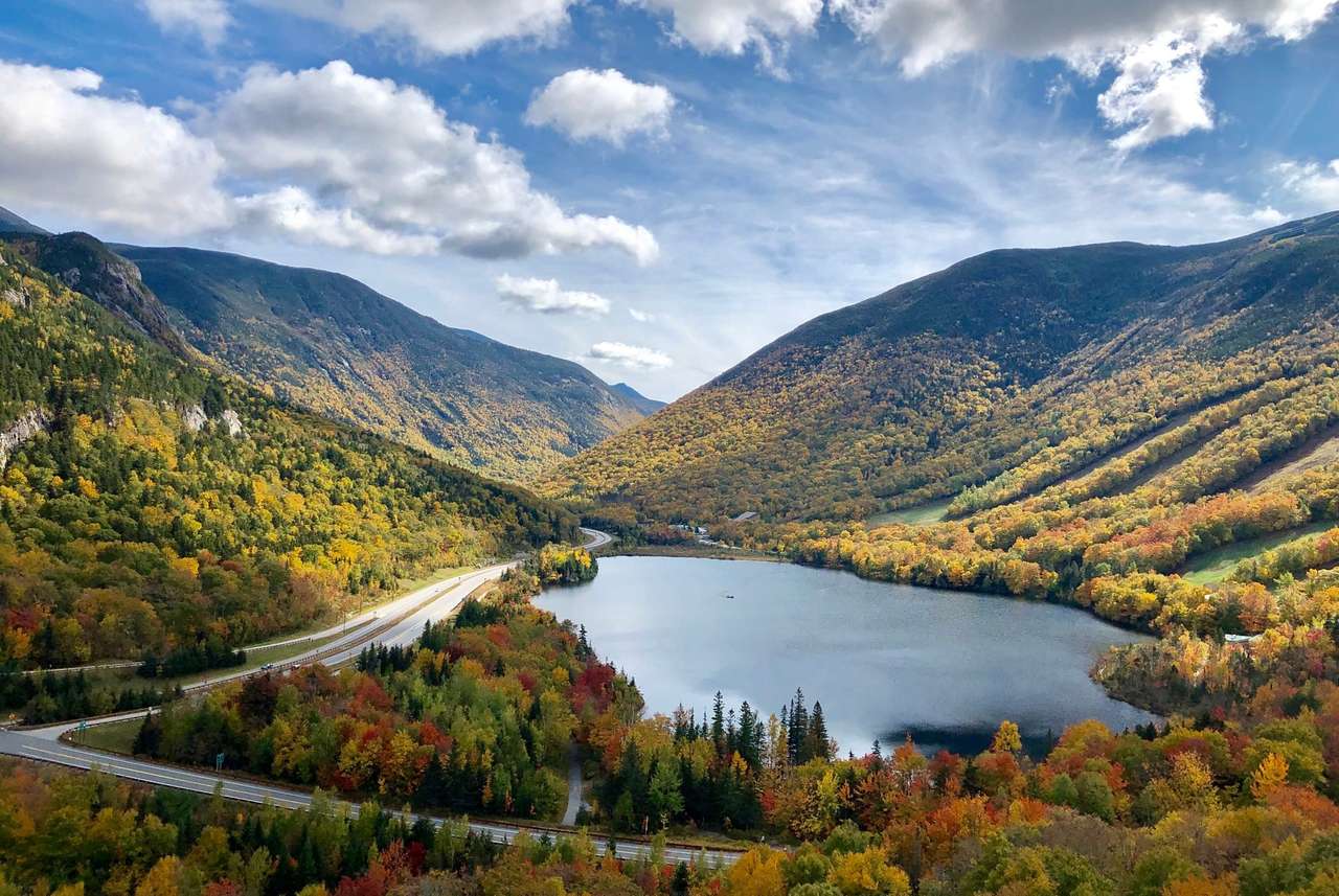 loon mountain puzzle online from photo