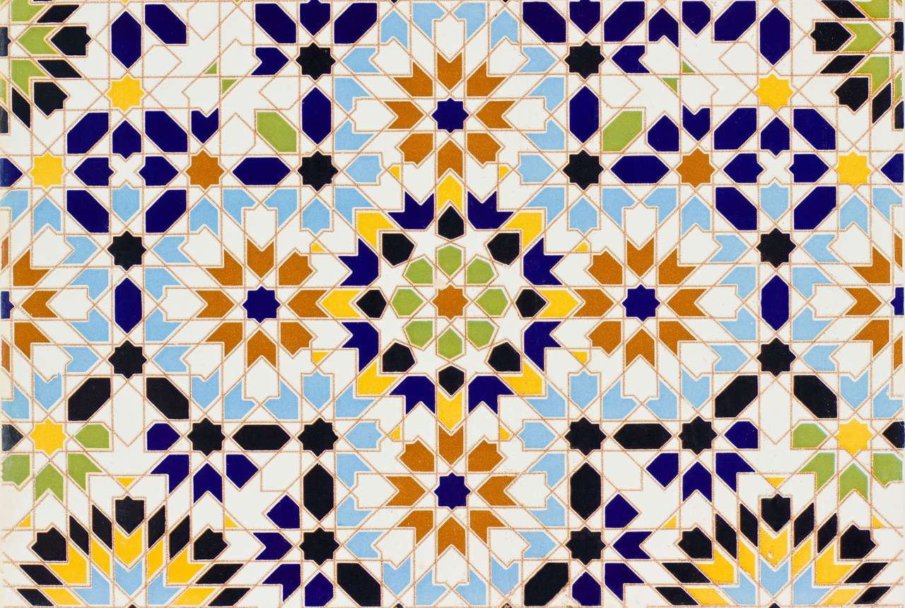 Oriental Islamic pattern design online puzzle