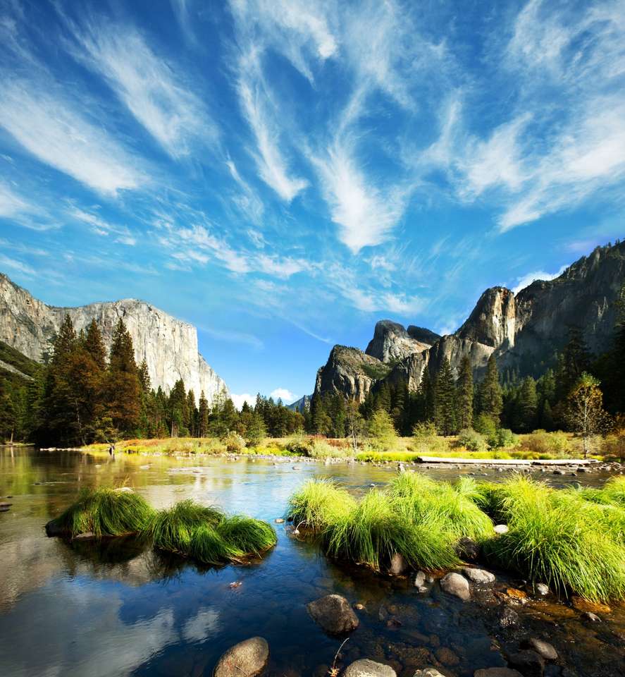 Yosemite landscapes puzzle online from photo