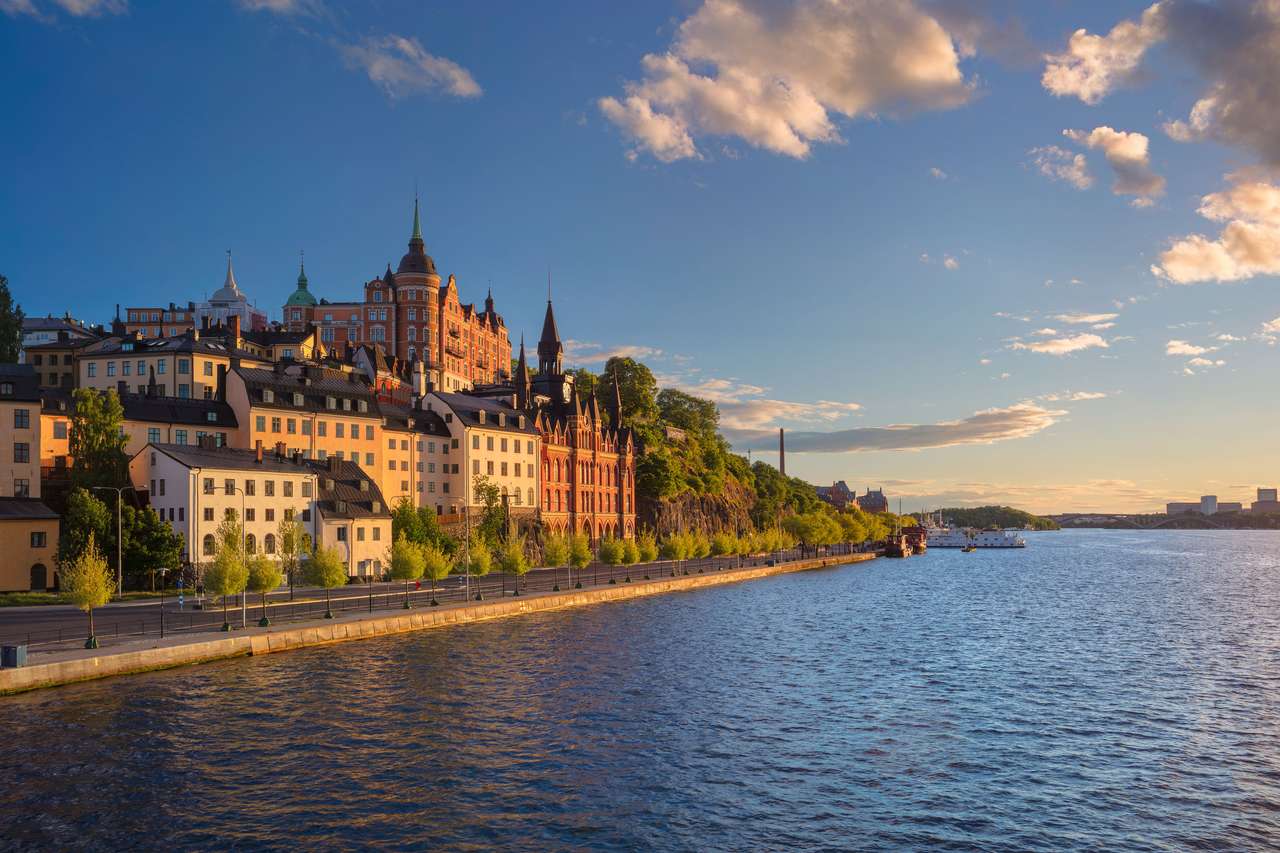 Ciudad vieja de Estocolmo rompecabezas en línea