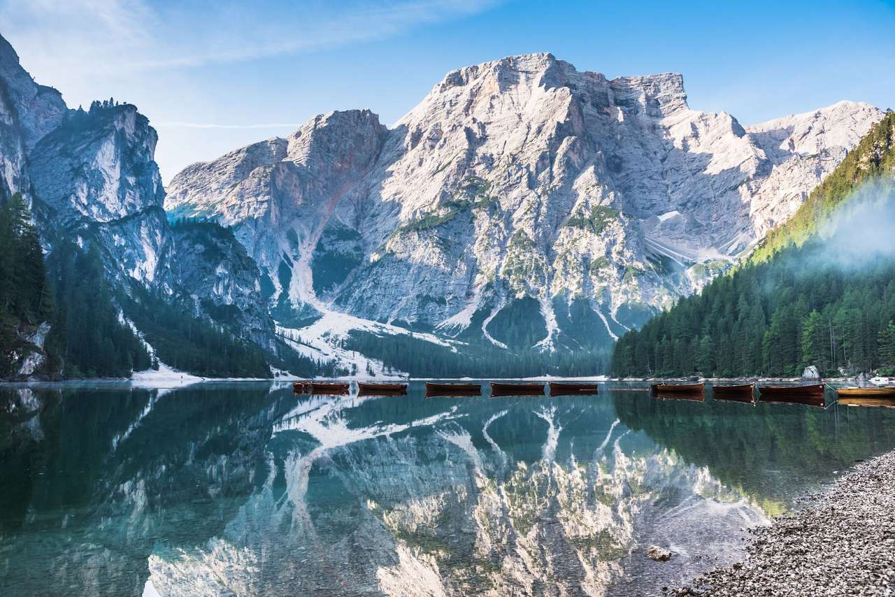 Lago di Braies puzzle online from photo