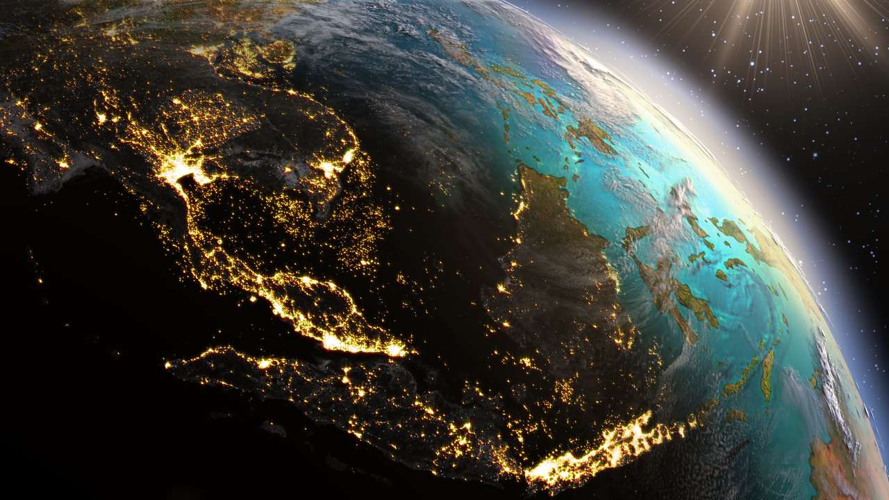 Planeten jorden pussel online från foto