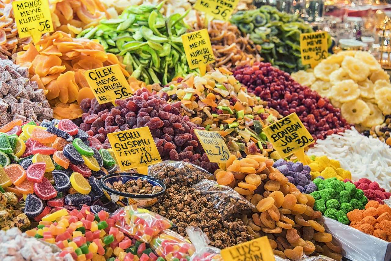 Сушени плодове - Grand Bazaar онлайн пъзел