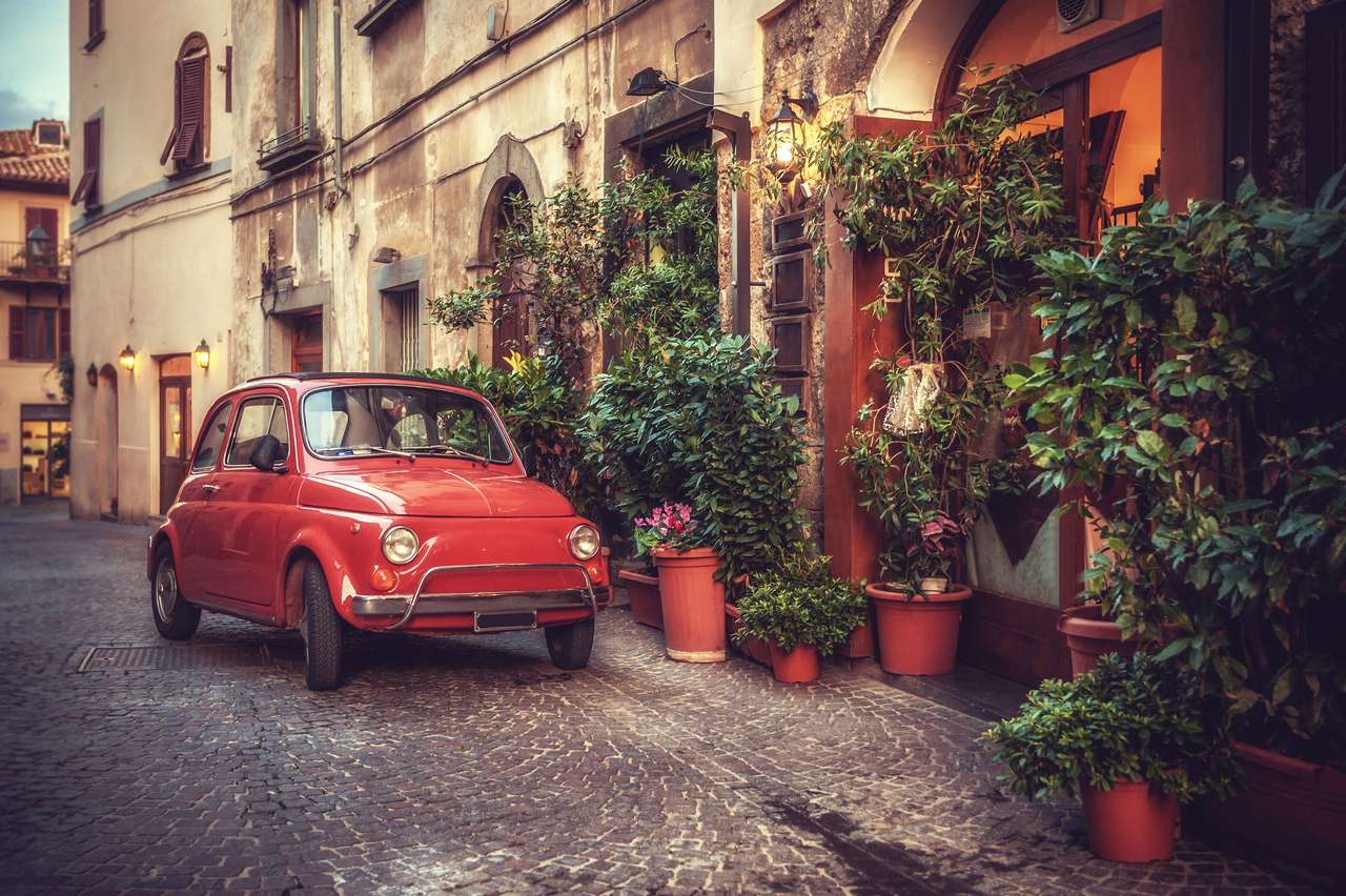 Ένα λατρευτικό ιταλικό αυτοκίνητο παζλ online από φωτογραφία