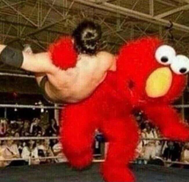 elmo fighting puzzle online from photo