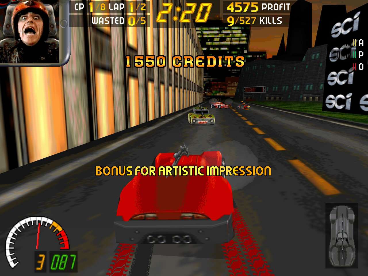 Carmageddon puzzle online from photo