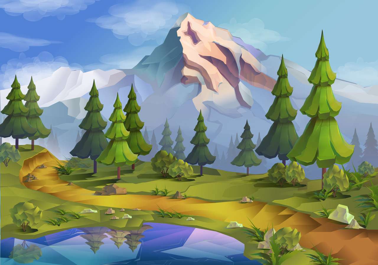 Nature landscape online puzzle