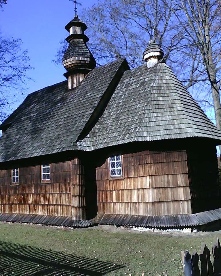 Bieszczady - ξύλινη αρχιτεκτονική online παζλ