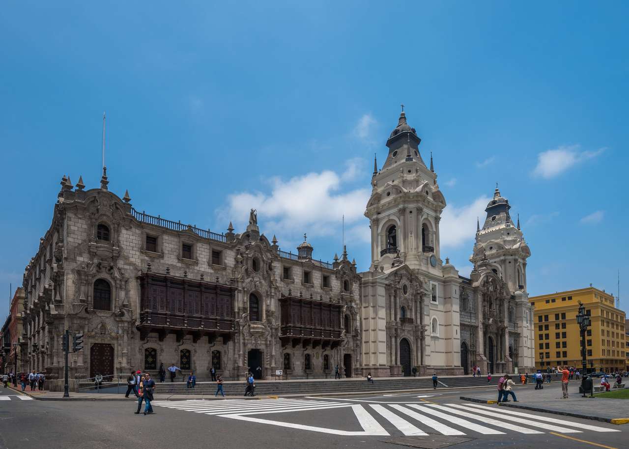 Erzbischofs Palast von Lima Online-Puzzle
