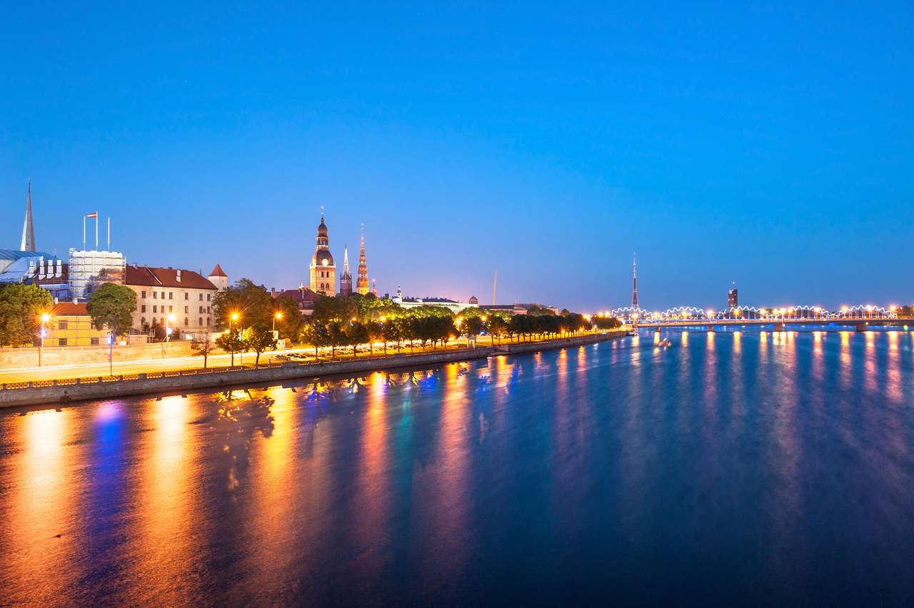 Skyline van Riga online puzzel