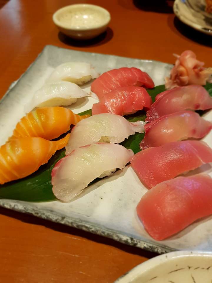 Sushi pește puzzle online
