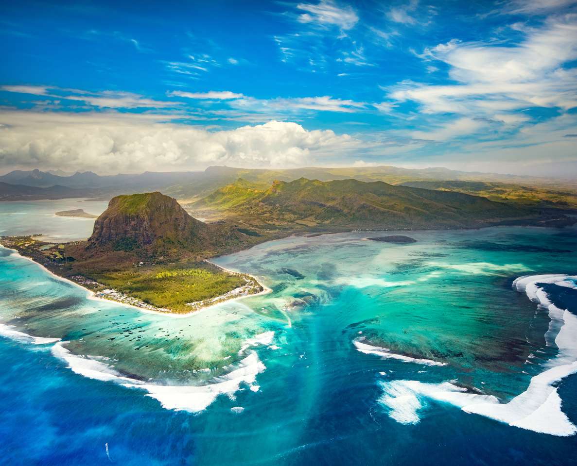 Morne Brabant Peninsula, Mauritius pussel online från foto
