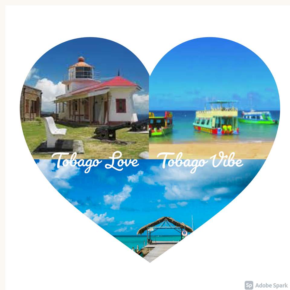 Tobago kärlek pussel online från foto