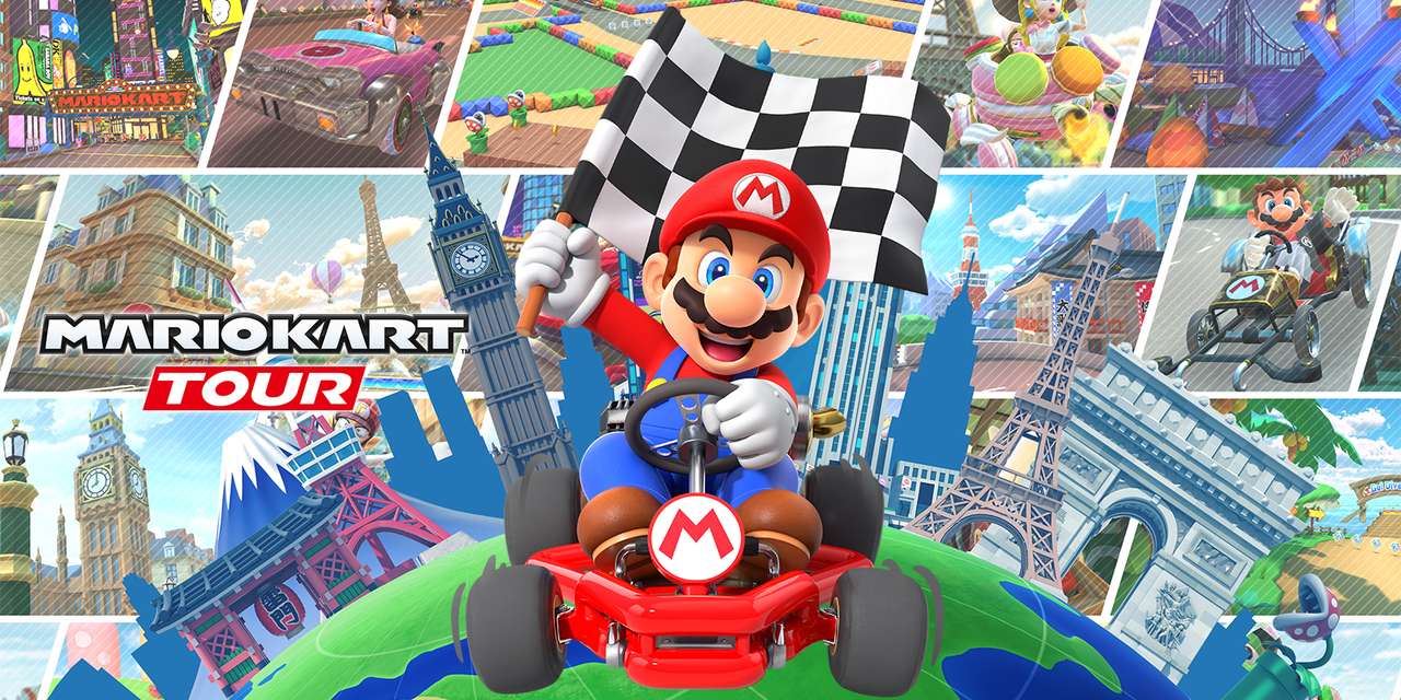 Tour Mario Kart puzzle en ligne