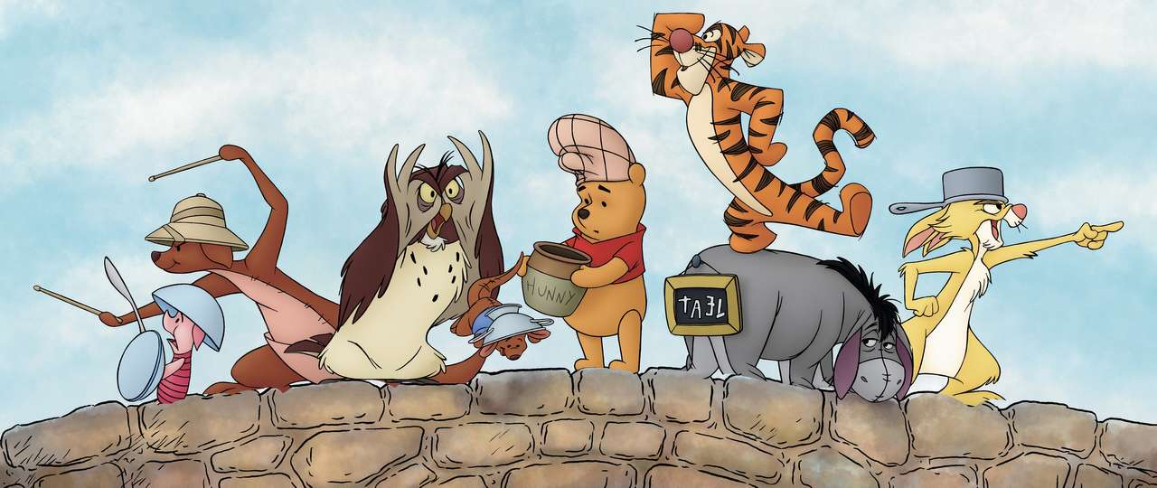 Winnie the Pooh puzzle online from photo