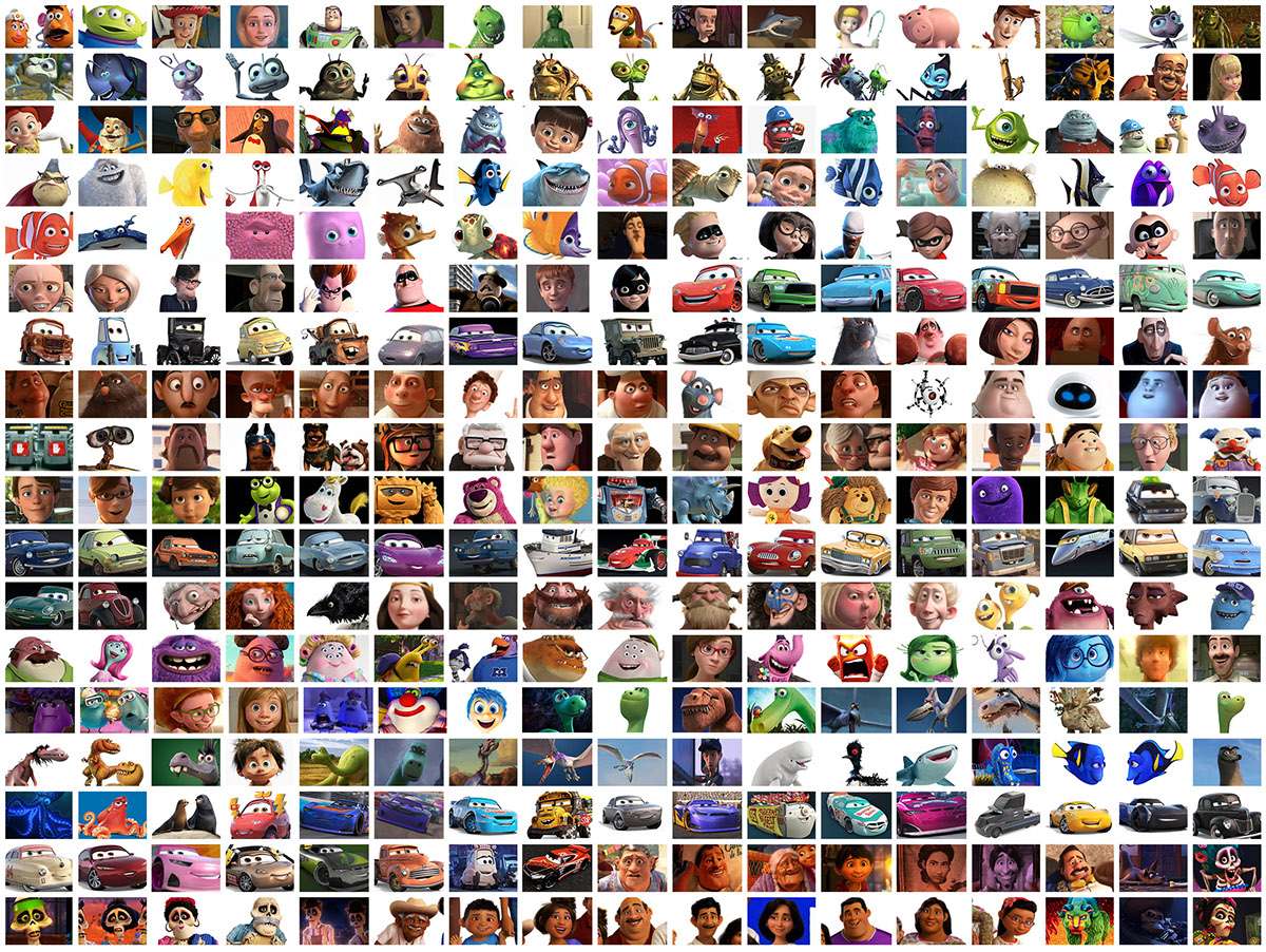 Personagens da Disney. puzzle online