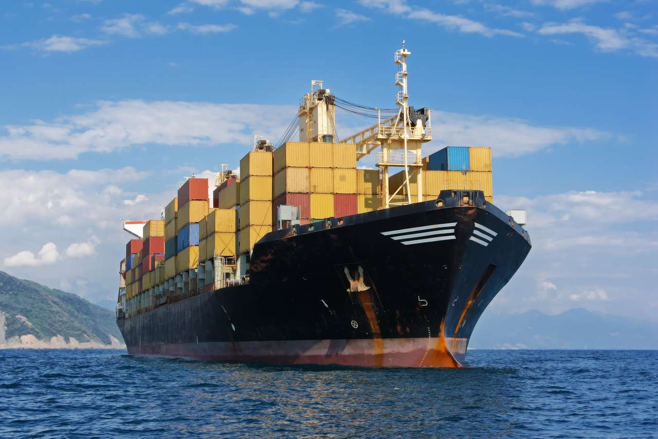Large container ship online puzzle