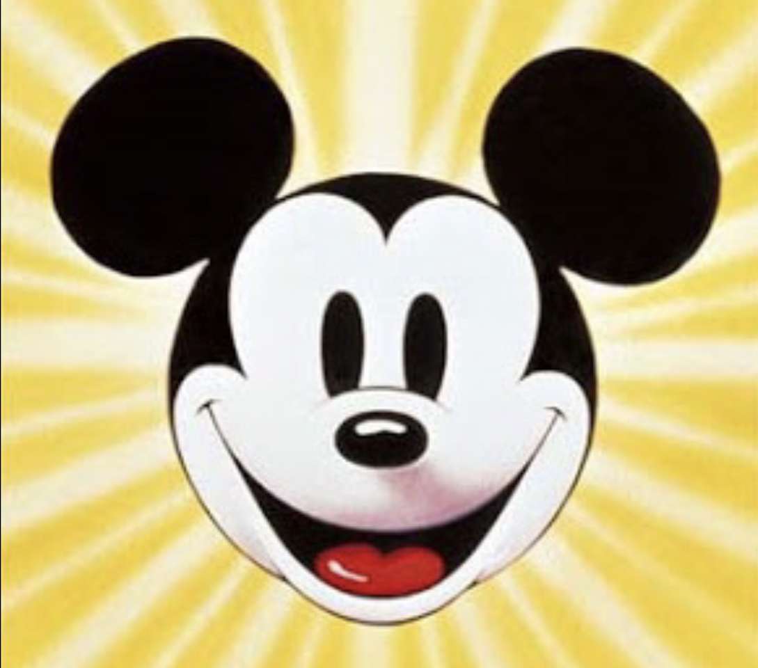 Mickey mouse puzzle from photo