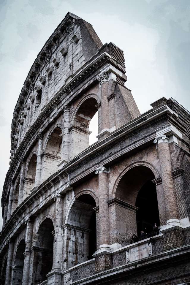 Colloseum puzzle online from photo