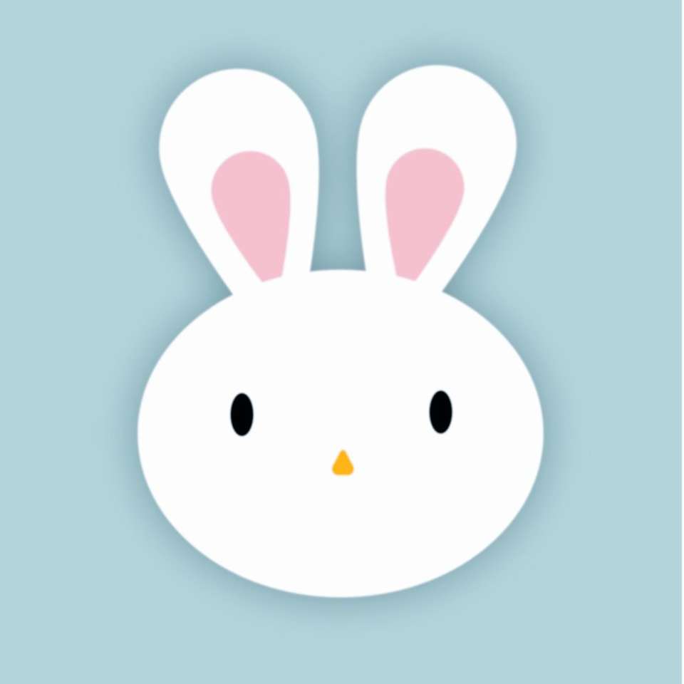 Cute Bunny puzzle online from photo