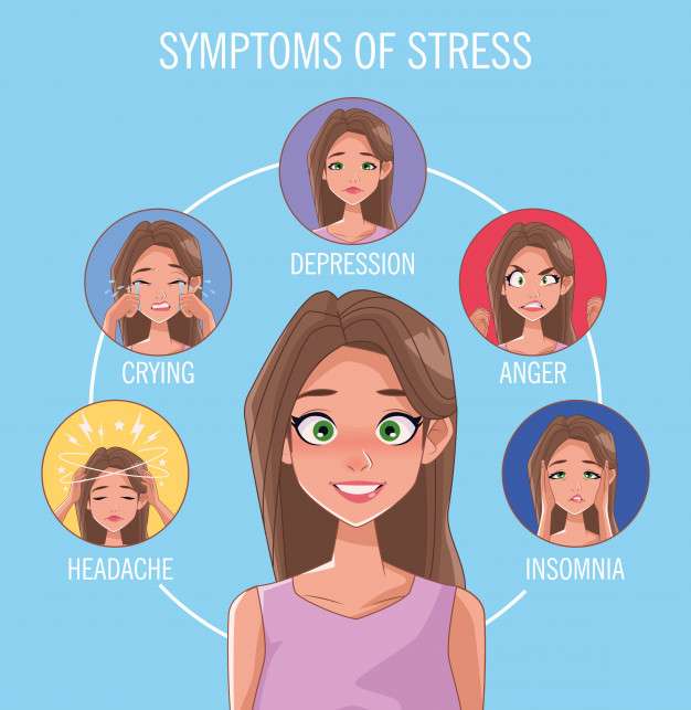 Stresové příznaky online puzzle