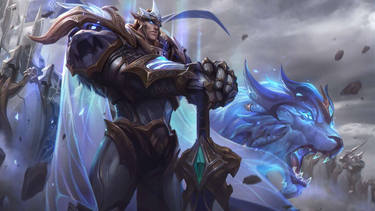 God King Garen puzzle online from photo