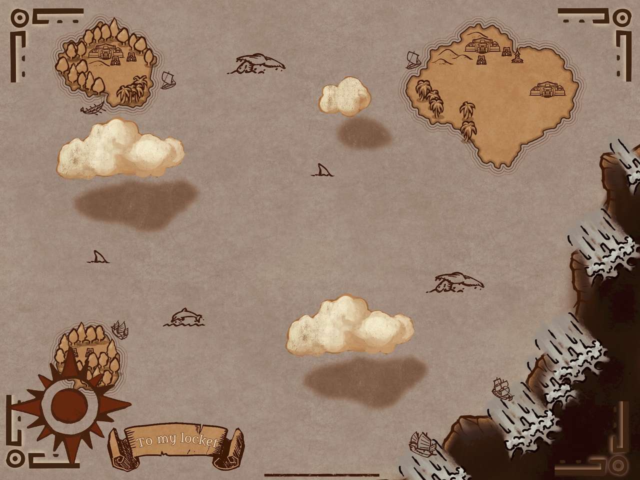 Soren's Strange Map puzzle online from photo