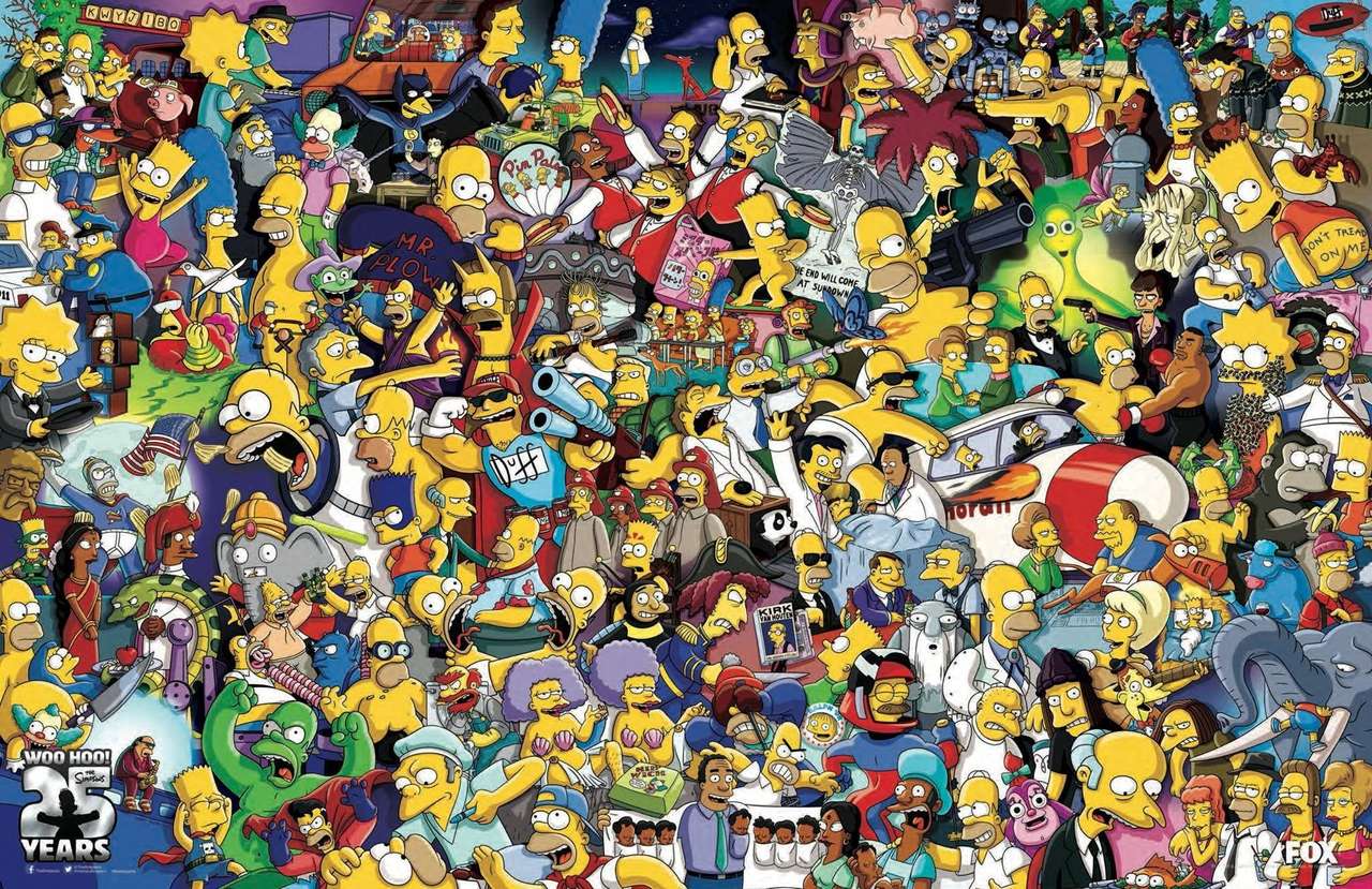Simpsons zijn cool online puzzel