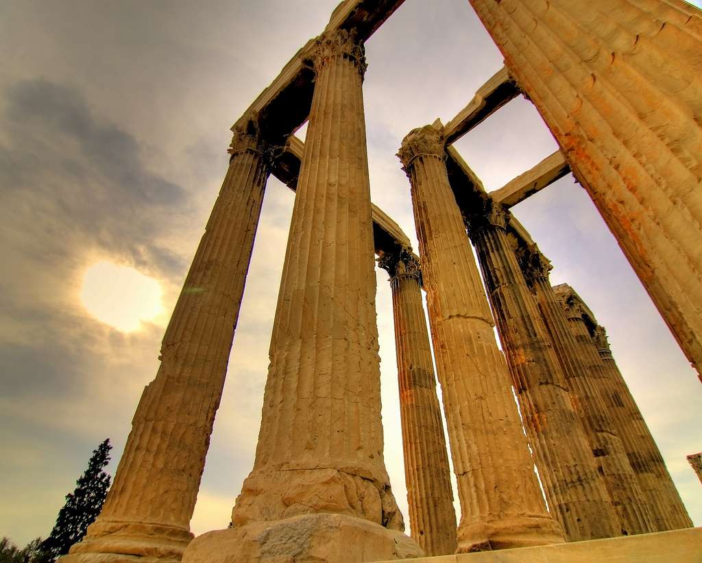 храм греческий пазл онлайн из фото