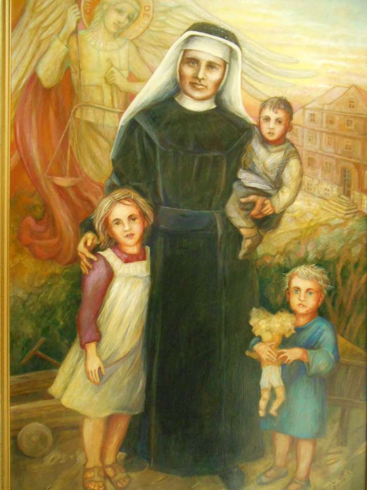 Mother Anna puzzle online from photo