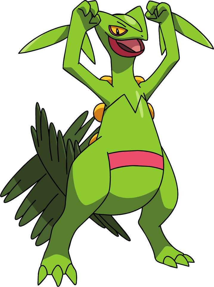 Sceptile puzzle online from photo