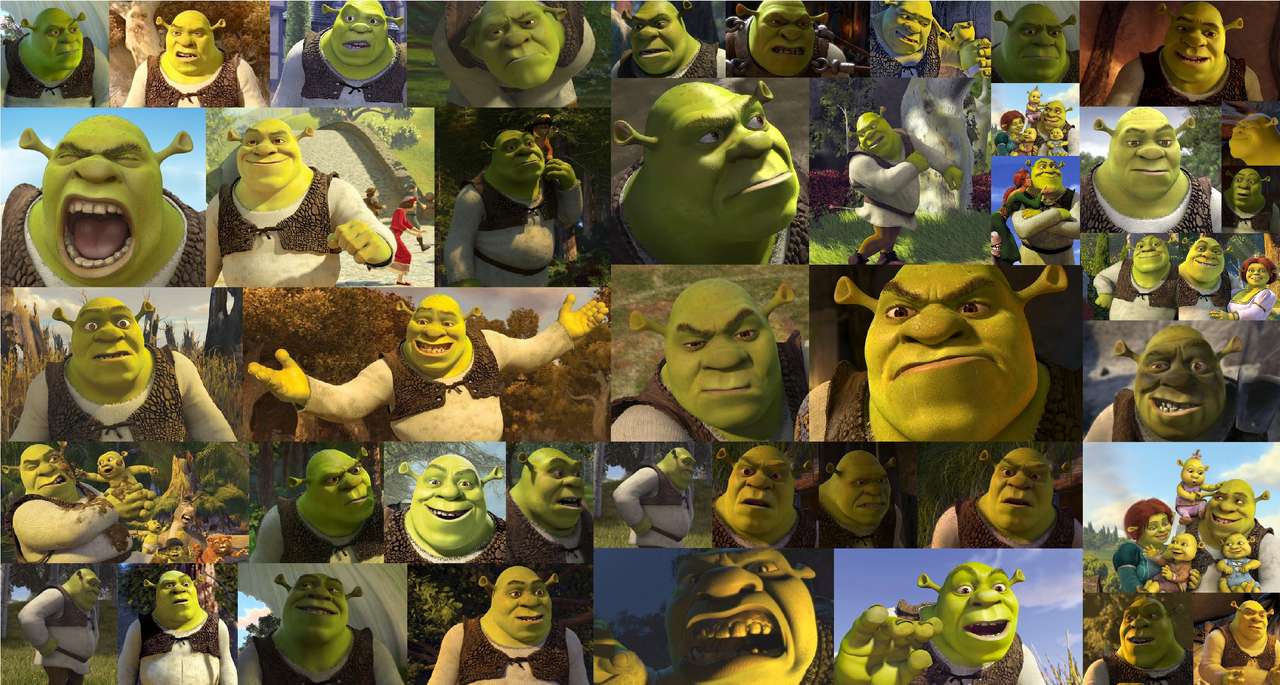 Ο Shrek είναι η ζωή online παζλ