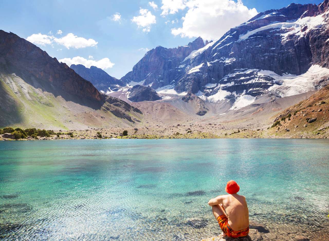 Fanns Планини в Таджикистан онлайн пъзел от снимка