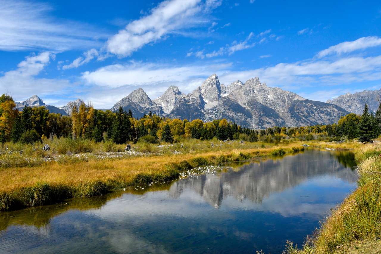 The Grand Tetons and the Snake River online puzzle