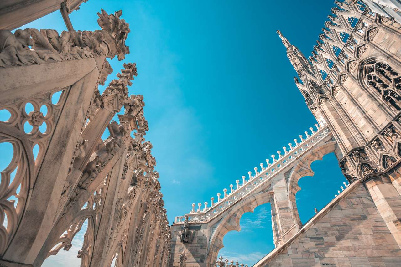 Ο καθεδρικός ναός του Μιλάνου, Ιταλία online παζλ