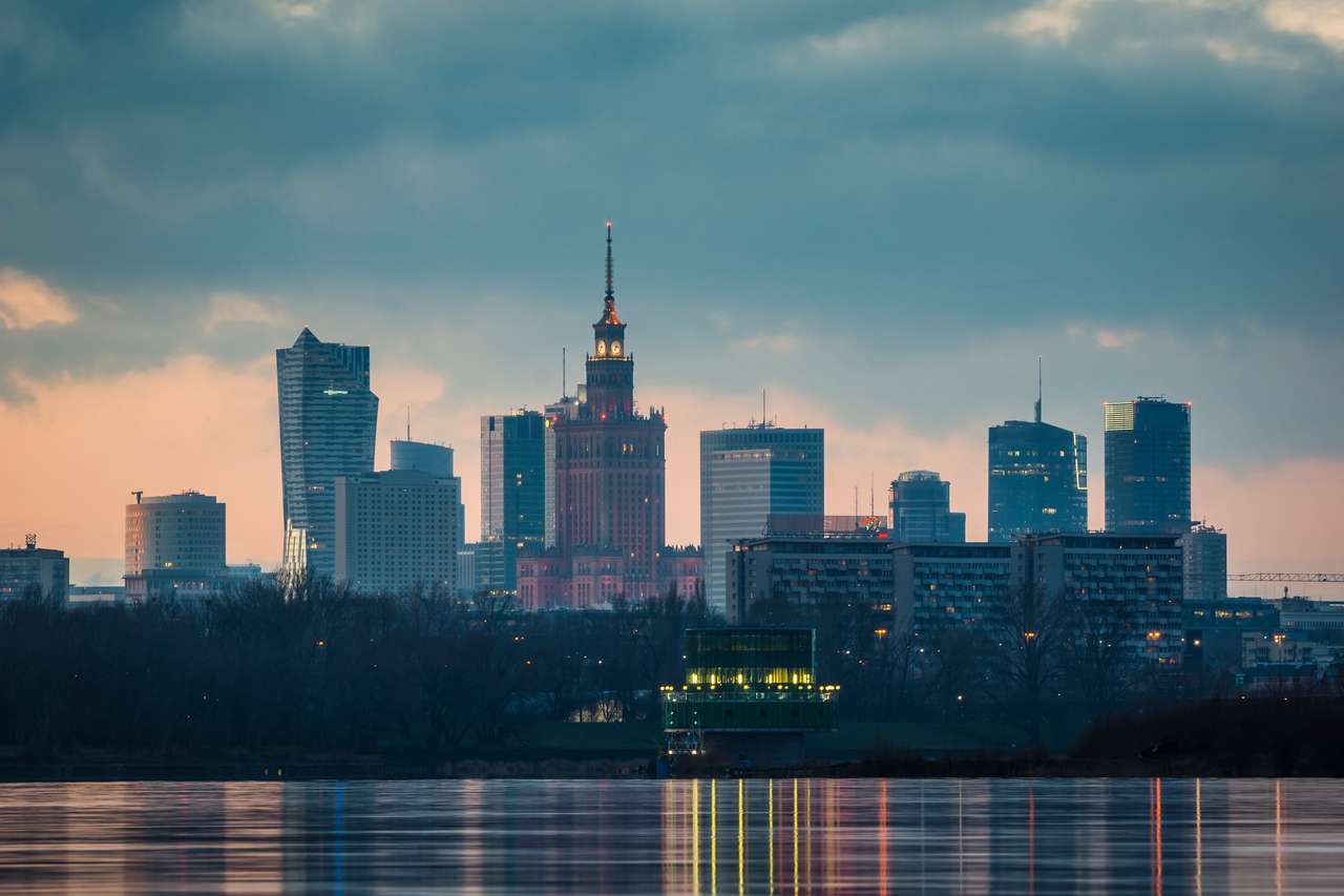 Panorama of Warsaw online puzzle