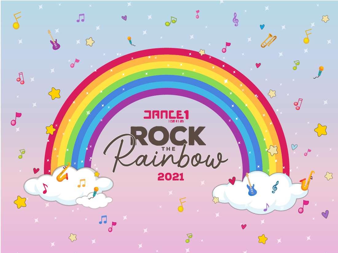 Rock de regenboog puzzel online van foto