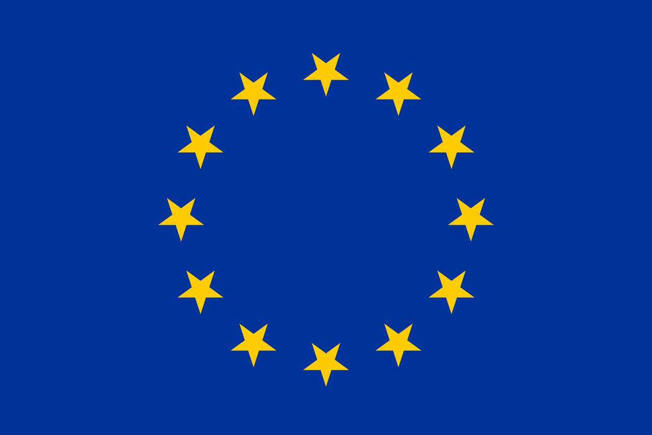 Bandeira União Europeia онлайн пъзел от снимка