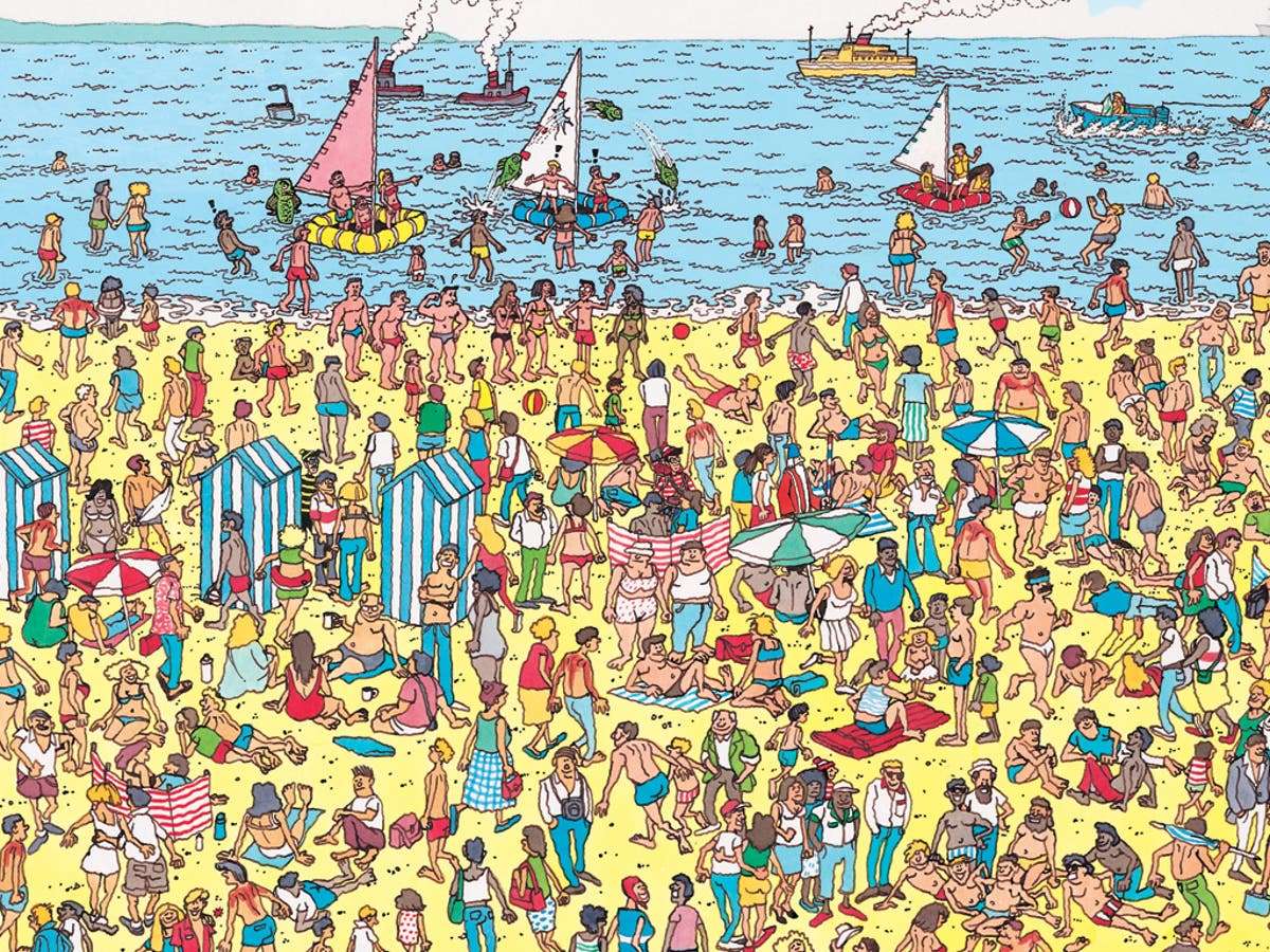 Kde je Waldo puzzle online z fotografie