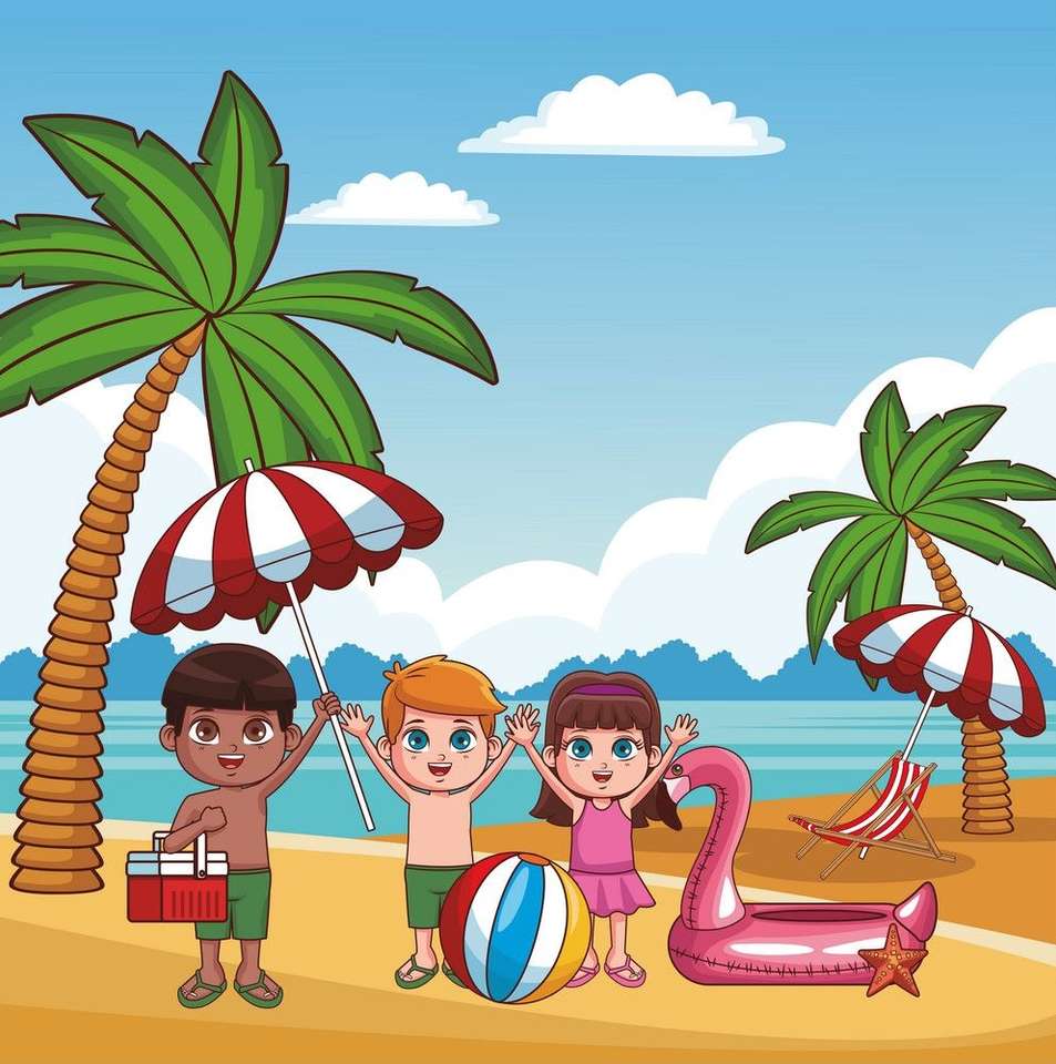 At the Beach online puzzle