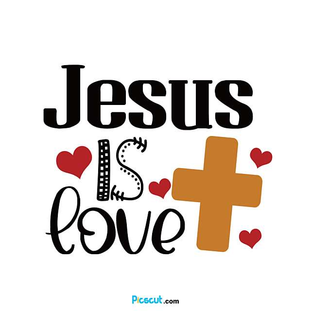 jesus is love puzzle online from photo