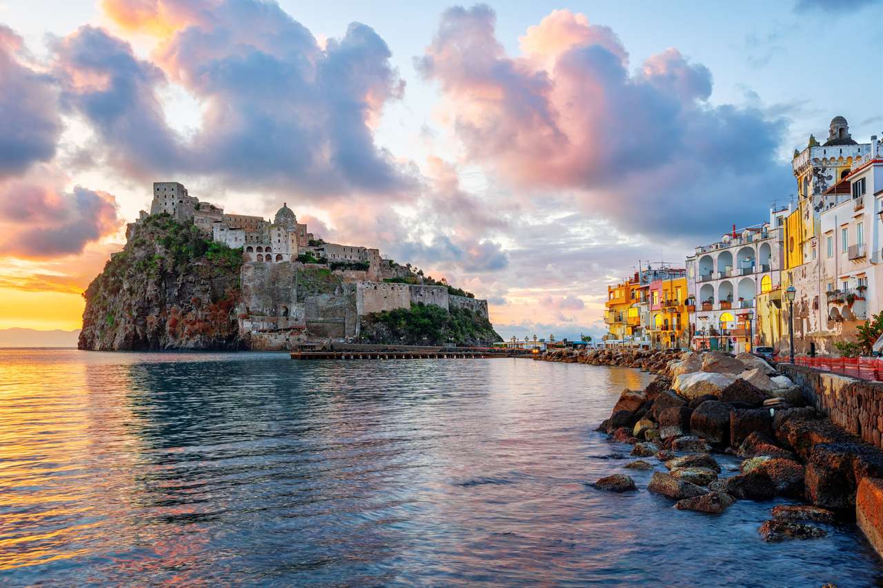 Острів Іскья, Неаполітанська затока онлайн пазл